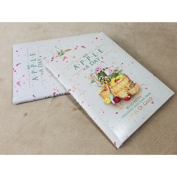 An Apple A Day Jo Petty Books Apples Of Gold Hardcover Printed USA Edition 1997 - Picture 6 of 10